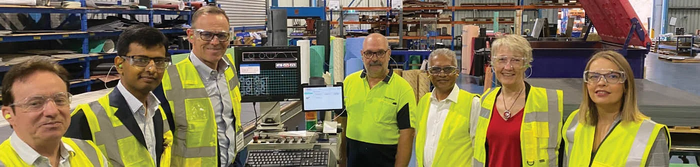 Klinger Australia Industry 4.0 technology visit on the factory floor