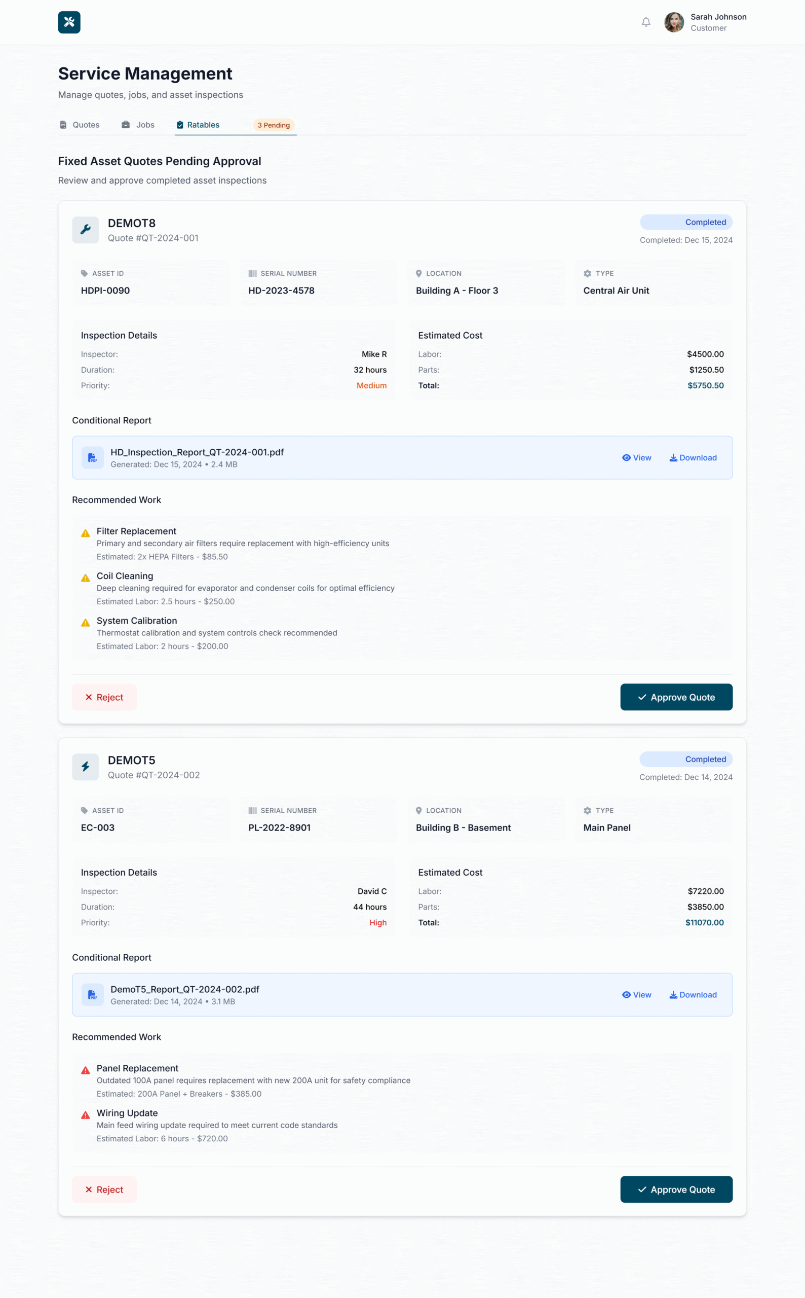 Customer Approval & Communication